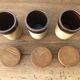 Set de 3 pots à épices en grès