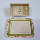 Pornic ceramic butter from 1970