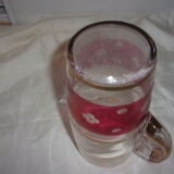 Pitcher with golden border