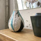 Artisan cracked earth vase