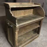 Old craft furniture made of vintage wood