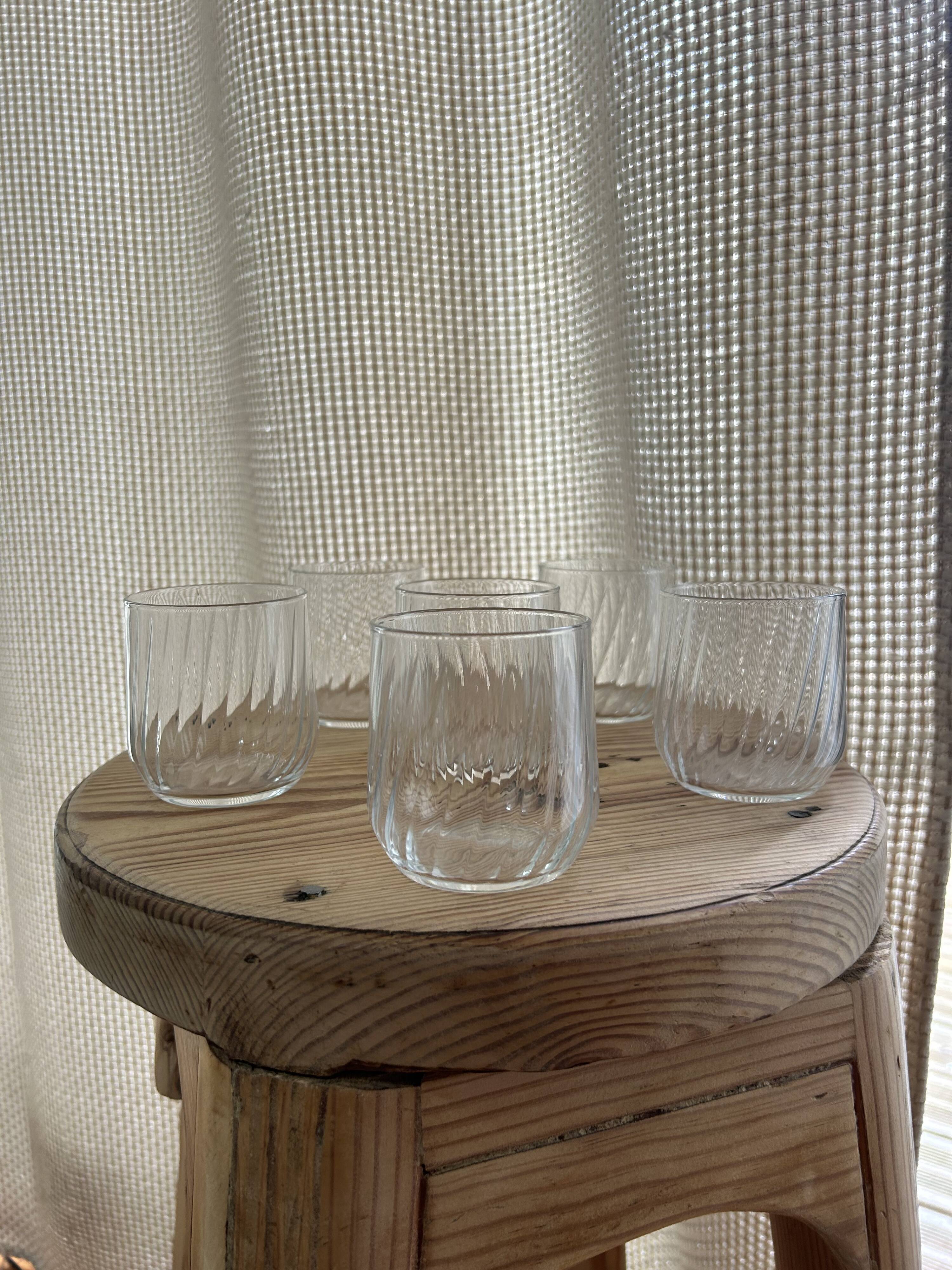 Lot de 6 verres à eau