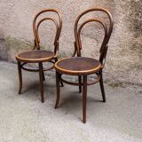Pair of chairs bistro  Thonet model no. 18