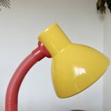 Memphis style lamp, 80s primary colors