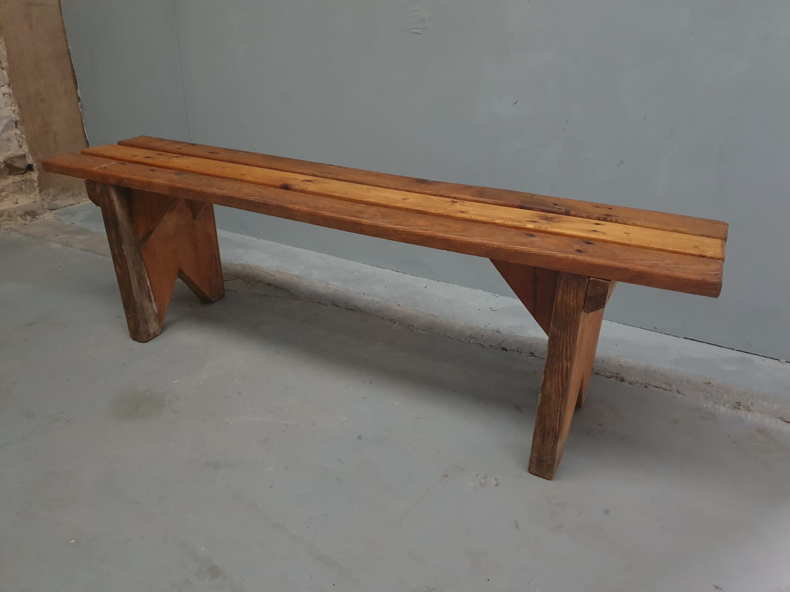Antique wooden bench