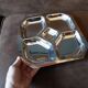 Metal compartment dish