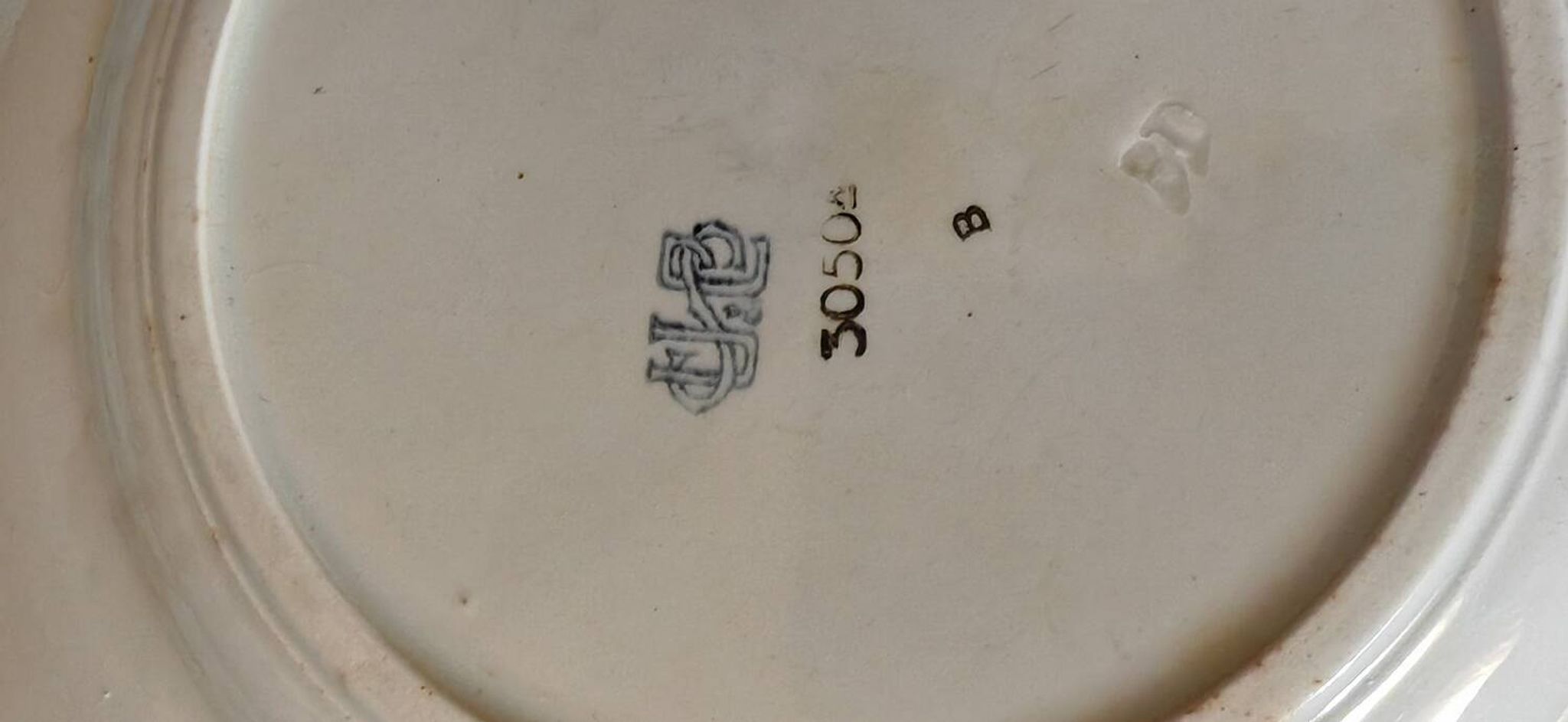 Lot de 4 assiettes Sarreguemines