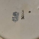 Set of 4 Sarreguemines plates