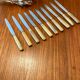 Christmas Pop-up 2022 - Set of 10 Vintage Horn Knives