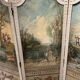 Four-panel screen from the Louis XVI period with rustic decorations.