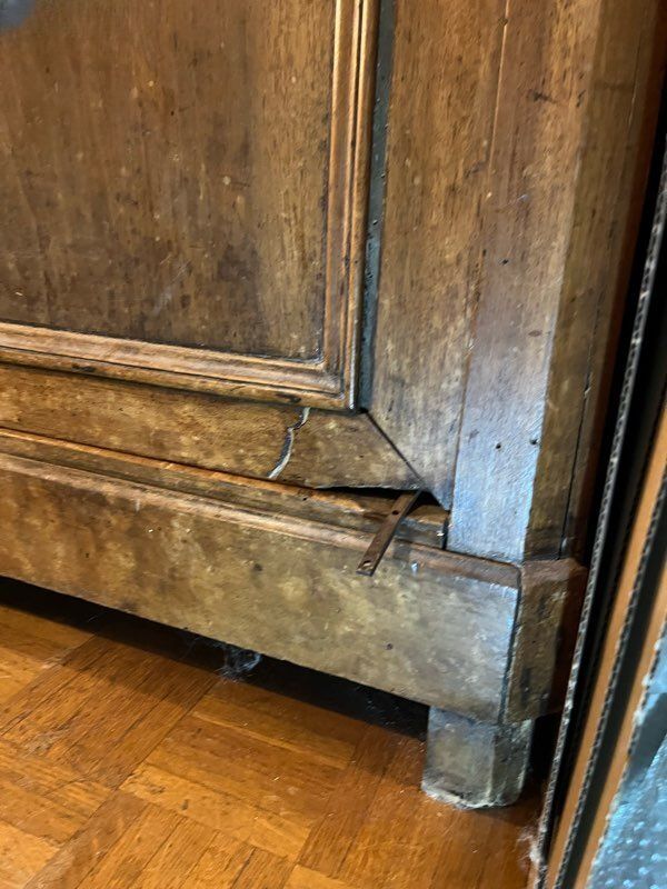 Antique solid wood sideboard