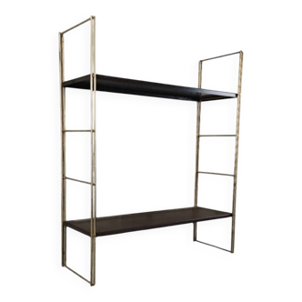 Vintage wall string shelf 3 levels