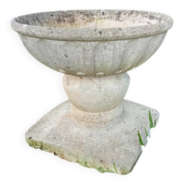 Old planter birdbath