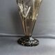Art Deco smoked glass vase
