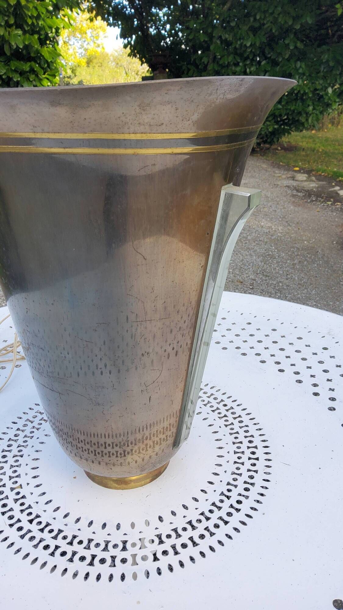 Art deco lamp from the 30s/40s of the Morand house