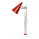 Vintage Red Table Lamp by Josef Hůrka for Lidokov, 1960s