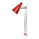 Vintage Red Table Lamp by Josef Hůrka for Lidokov, 1960s