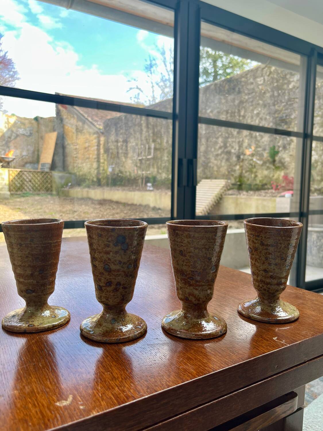 Mazagran stoneware mugs