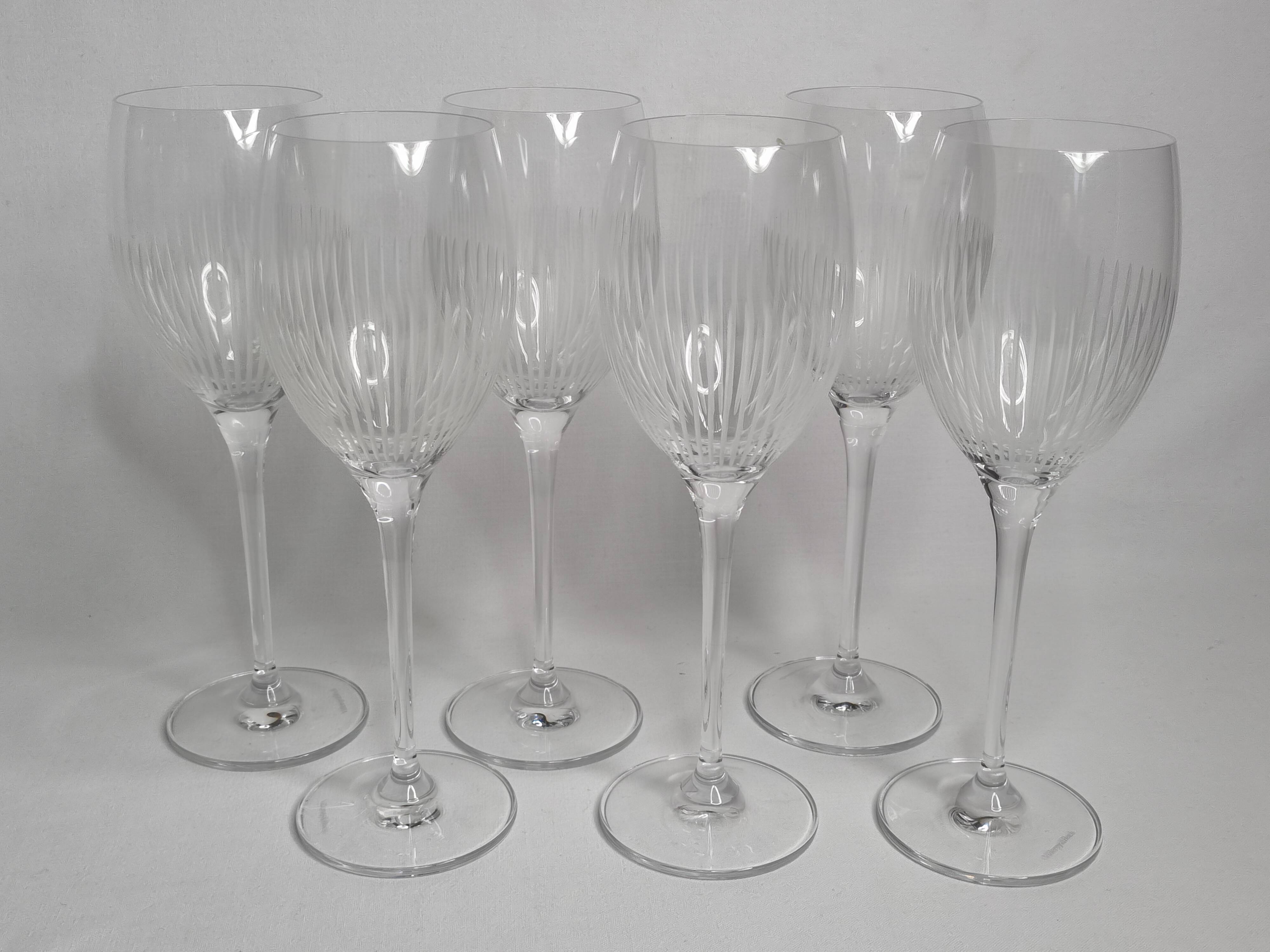 Verres à vin Villeroy et Boch en cristal, 24 cm