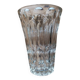 Antique pressed molded glass vase