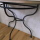 Wrought iron console