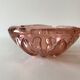Ashtray pink glass