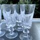 Set of 6 bayel crystal liqueur glasses