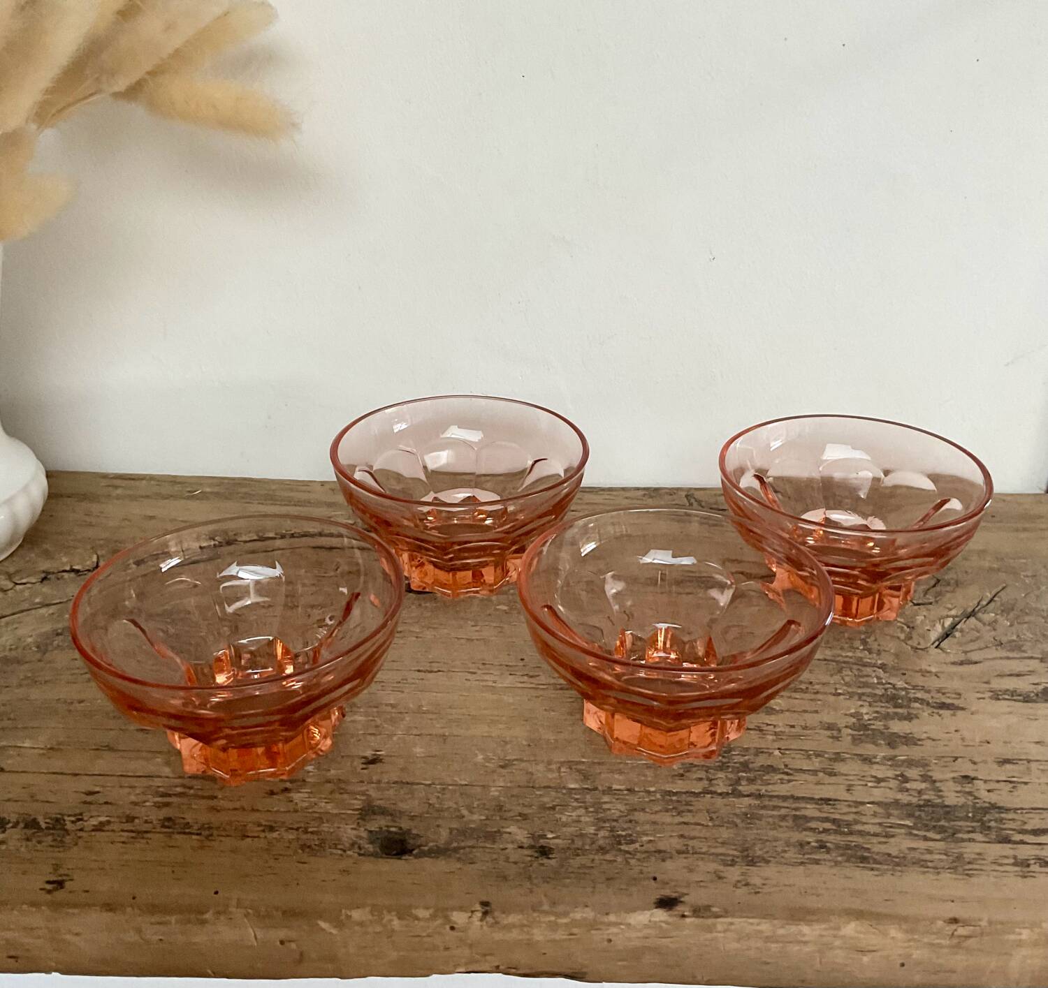 4 Rosaline champagne glasses