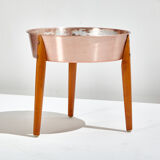 Aluminum plant holder on beech legs