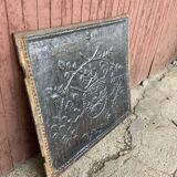 Fireplace plate