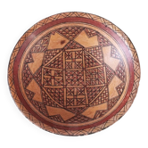 Ancien plat ideqqi kabyle terre cuite