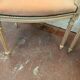Pair of Louis XVI style armchairs in 20th century patinated beech