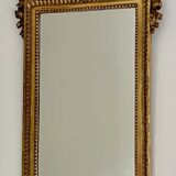 Miroir ancien en bois dorée XIXe siècle de style Louis XVI