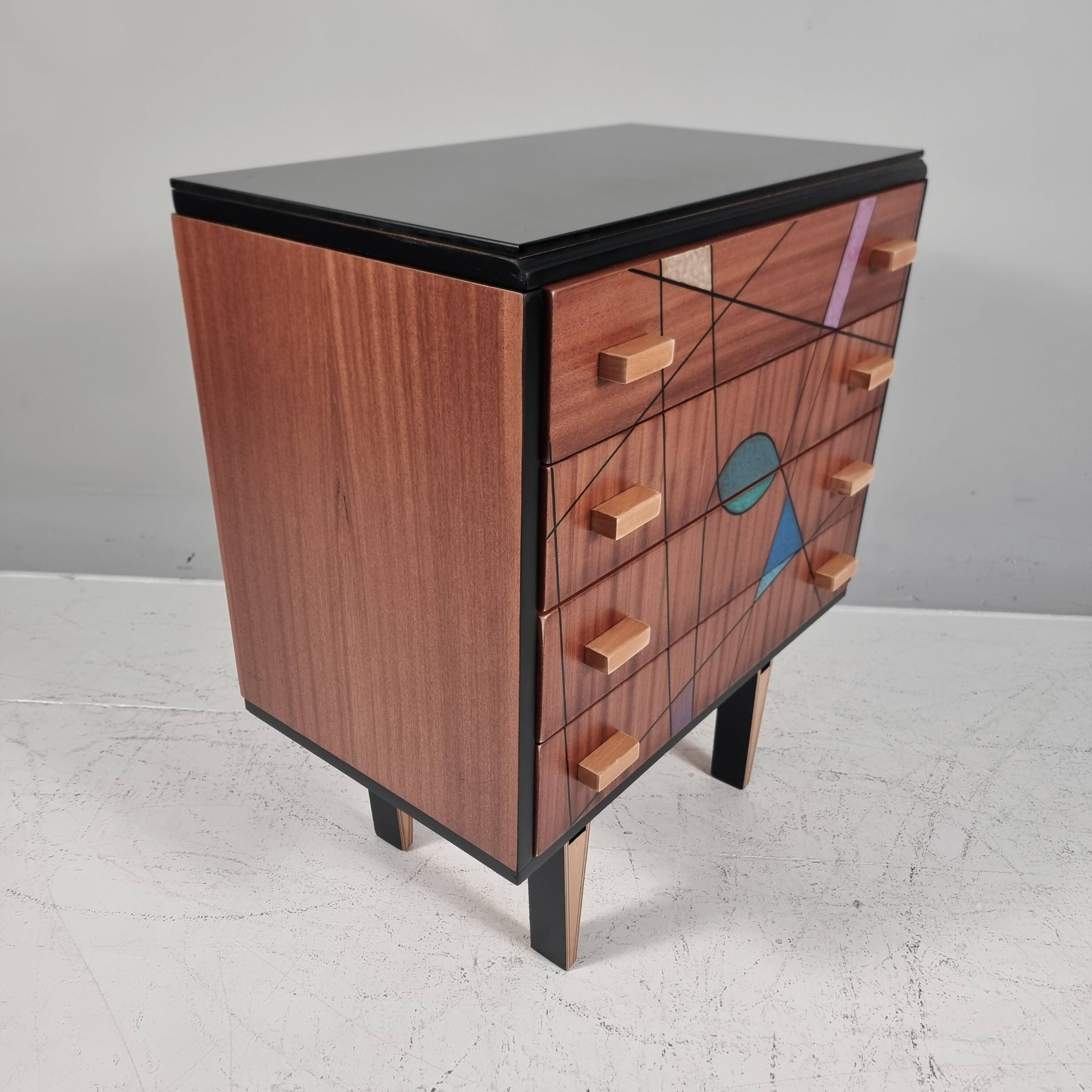 Vintage Bedside Table, 1970s