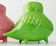 Suite of 3 vintage hedgehog vases 1960