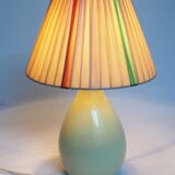 Almond green ceramic lamp