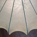 Modern mid-century Cocoon pendant lamp by Friedel Wauer for Goldkant Leuchten, 1960s.