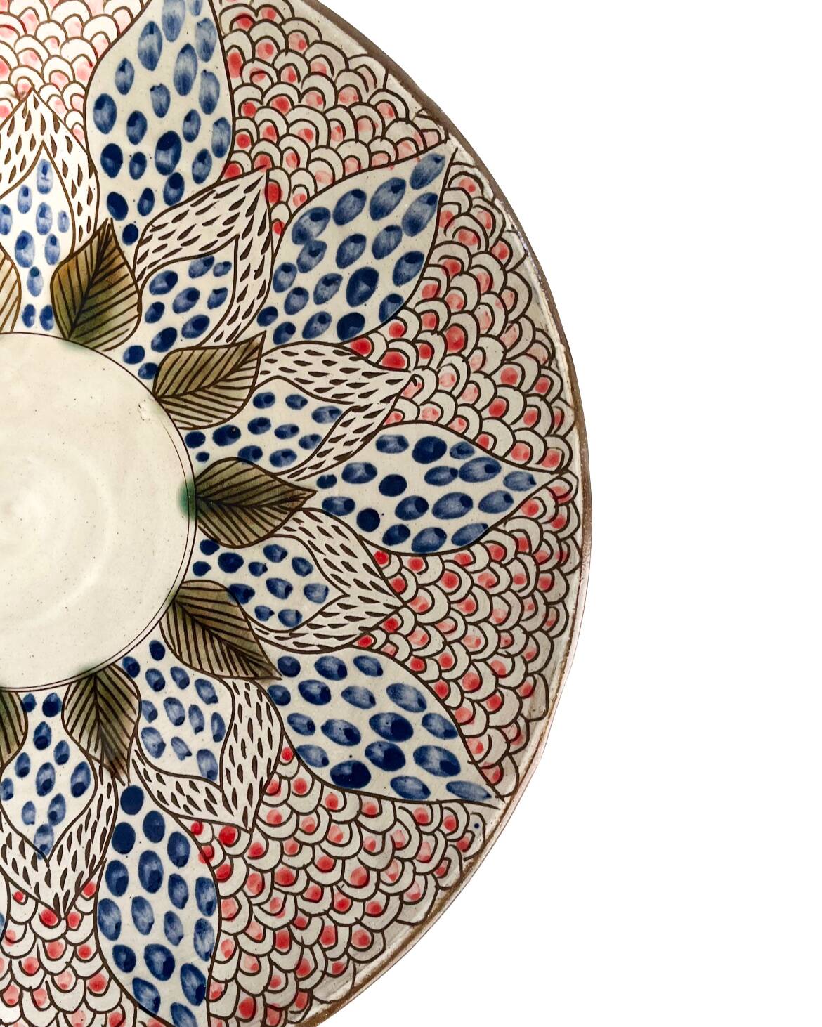 Terracotta dish from Luxor, Egypt