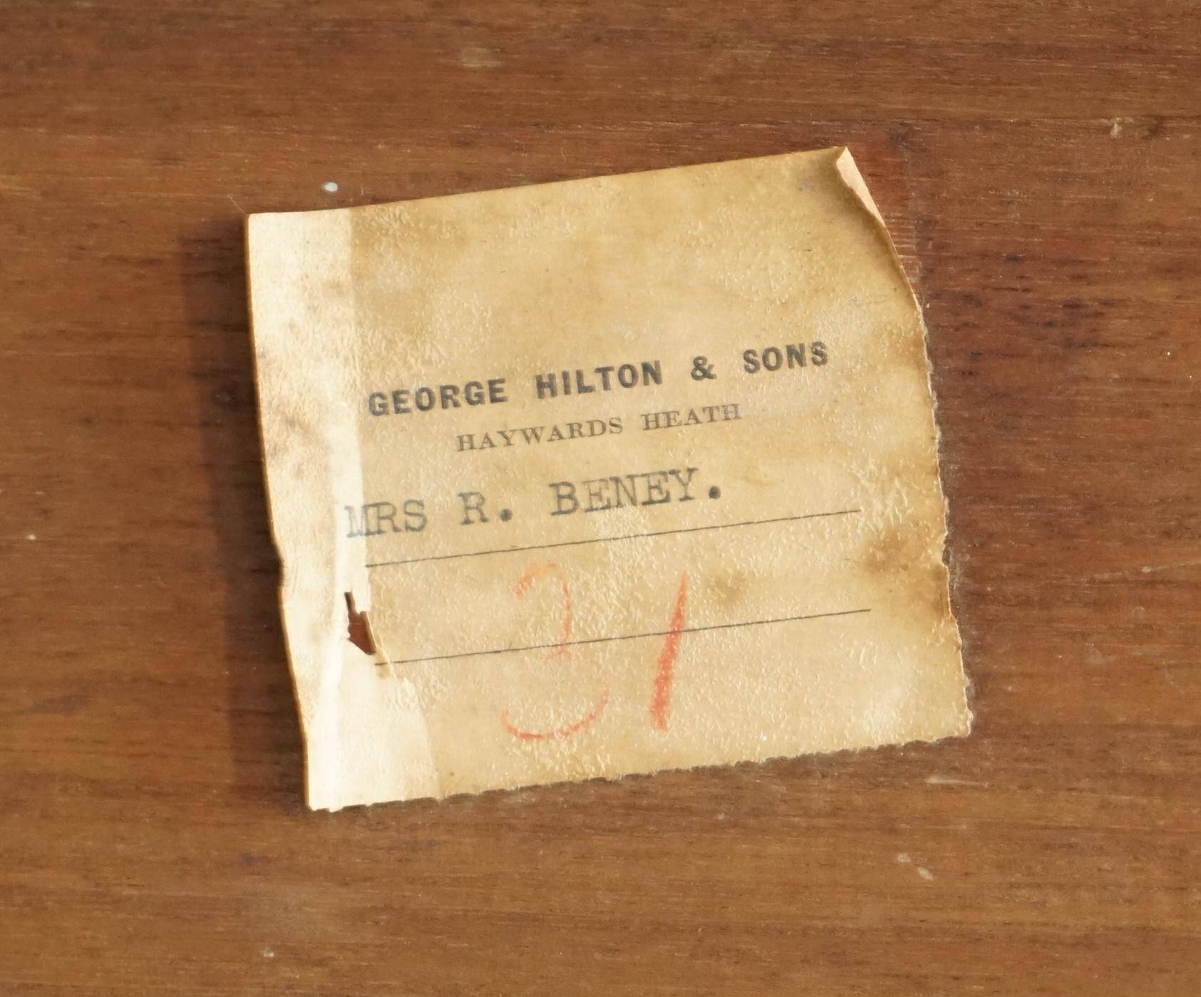 Antique wardrobe Mellier & Co with mirror door