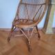 Rattan basket armchair