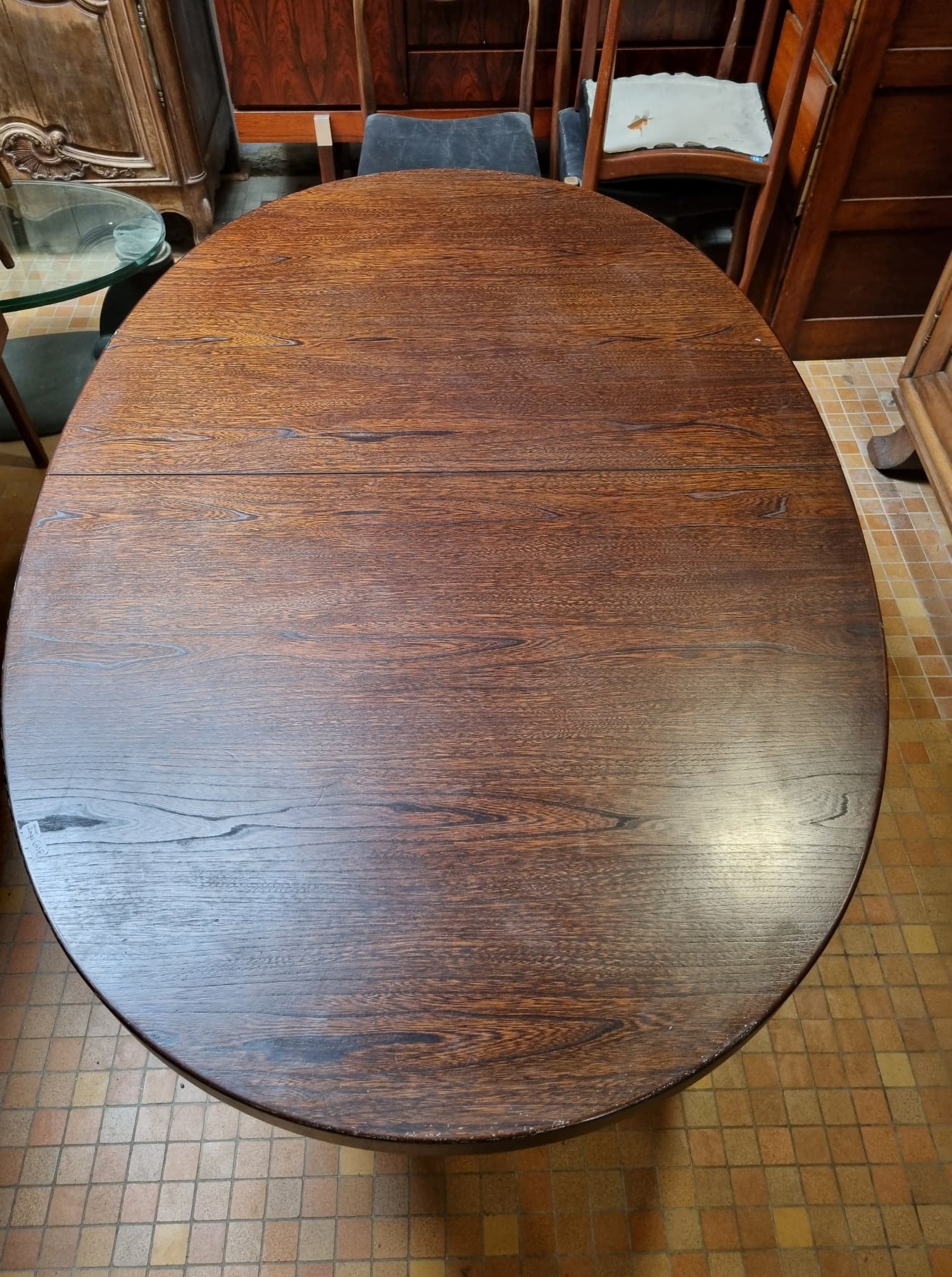 Baumann oval table from the 1970s