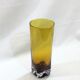 Orange crystal vase