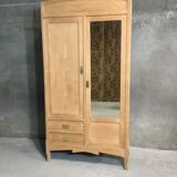 Raw wood hotel cabinet