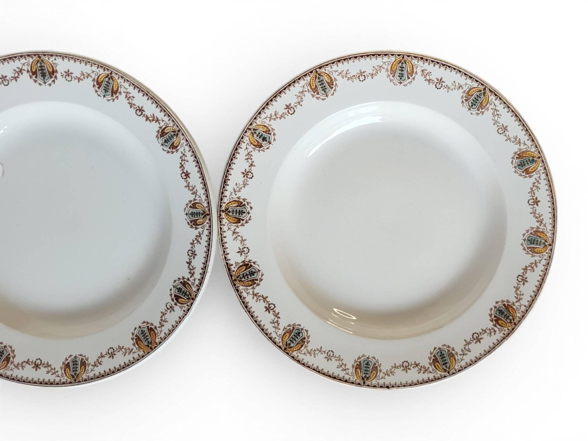 6 deep plates Léon Graves Clairefontaine