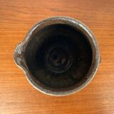 Carafe Vase de Pottery de Studio Allemand Brutaliste Mid-Century Modern par Gerhard Liebenthron, 1974