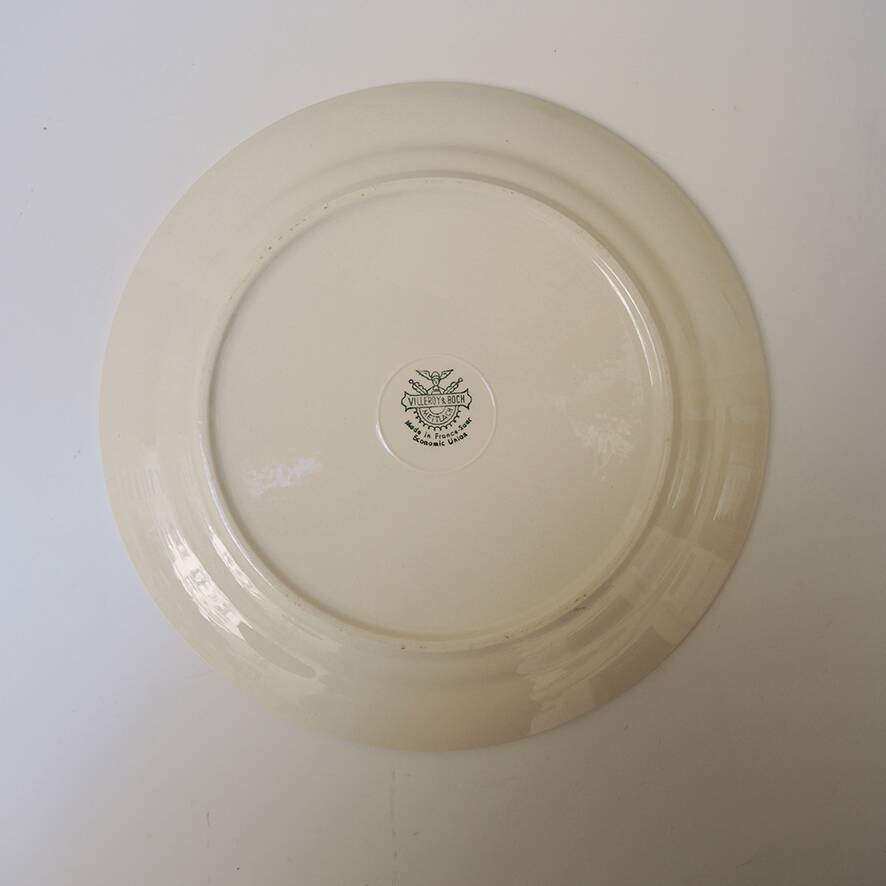 22 Antique Villeroy & Boch Celadon Dinner Plates