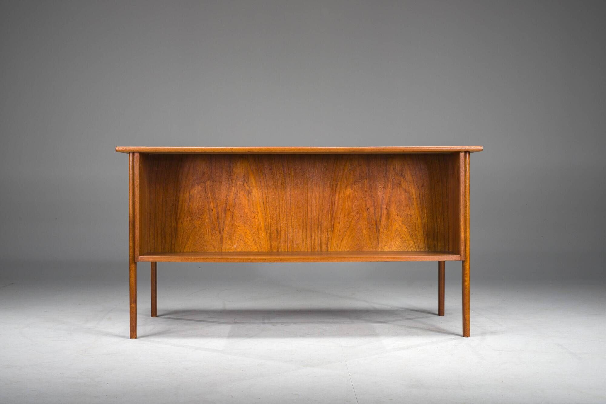 Danish Teak Boomerang Desk by Imha Mobelfabrik, 1970s