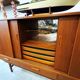 Buffet/commode en teck, Danemark années 60/70, vintage, milieu du siècle moderne