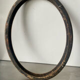 Wooden oval picture frame