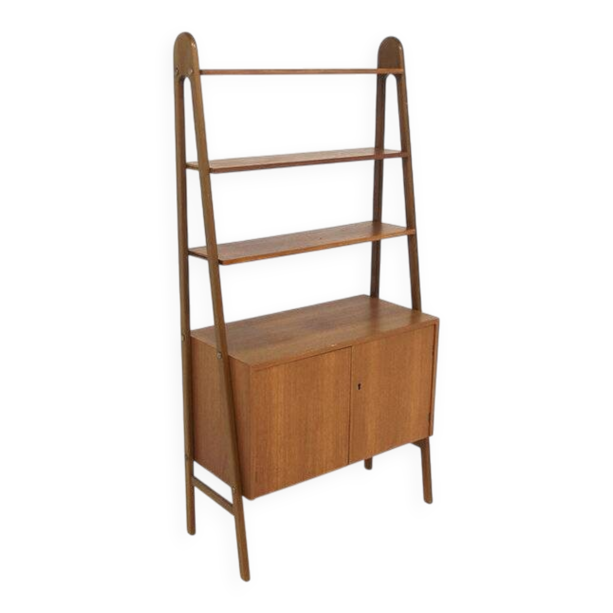 Teak chest of drawers and bookcase, Sweden, 1950